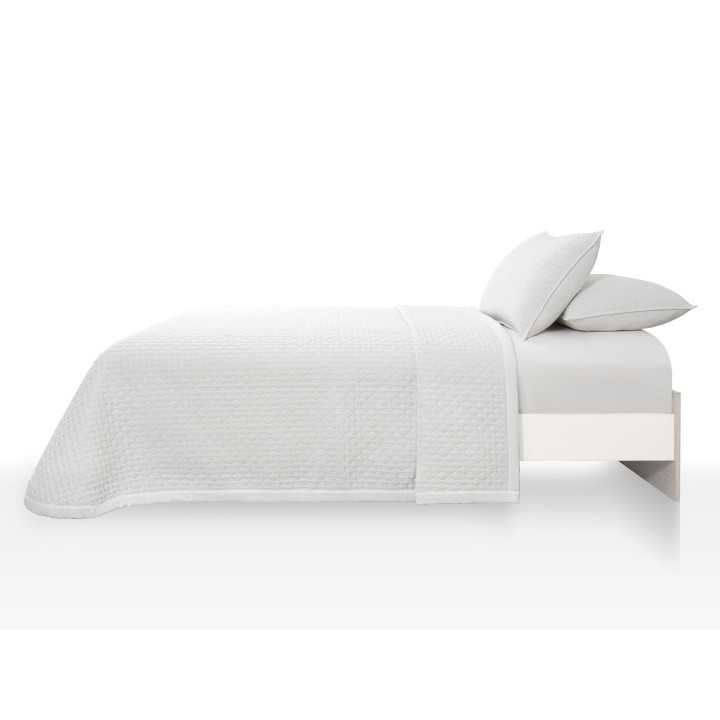 Colcha bouti branca Salerno | Edredom leve para meia estação e verão