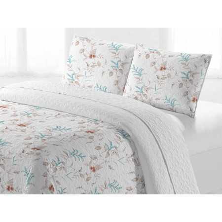 Colcha bouti Douro Turquesa | Colcha ligera entretiempo y verano 2