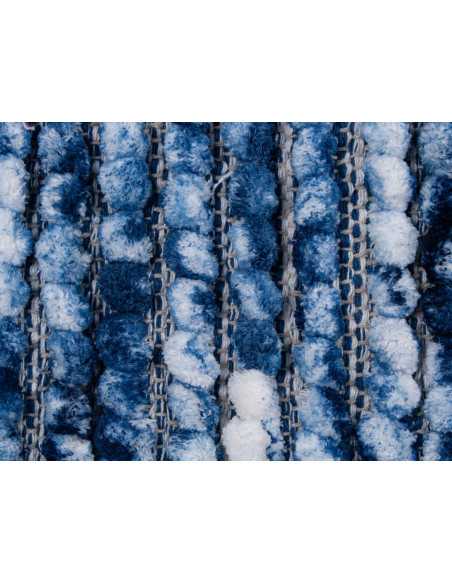 Alfombra baño PomPom azul | alfombras de baño baratas