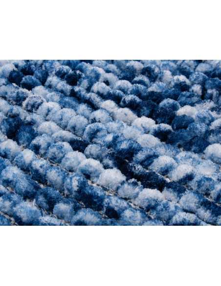 Alfombra baño PomPom azul | alfombras de baño baratas