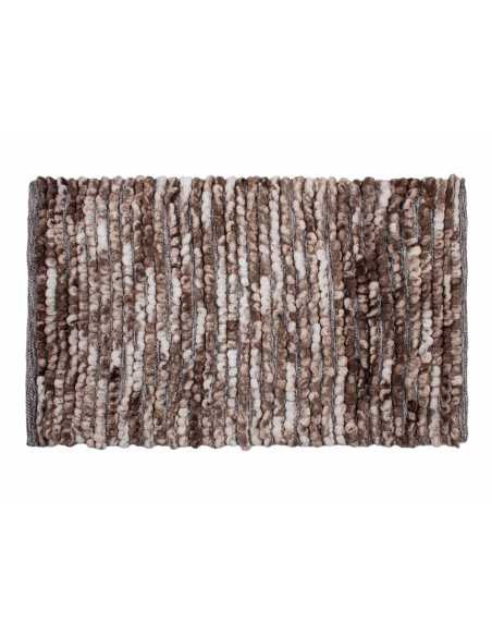 Alfombra baño PomPom beige | alfombras de baño baratas