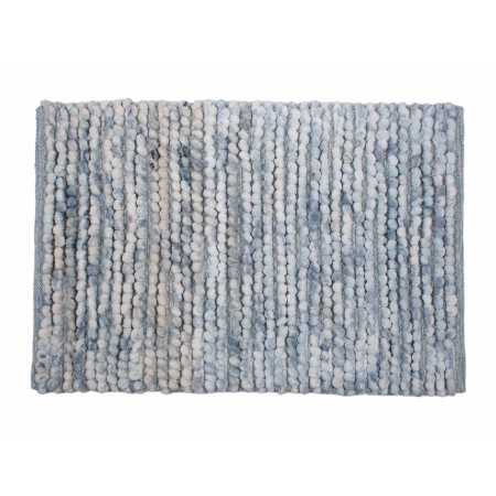 Alfombra baño PomPom cielo | alfombras de baño baratas