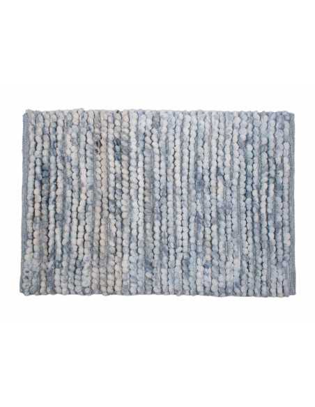 Alfombra baño PomPom cielo | alfombras de baño baratas