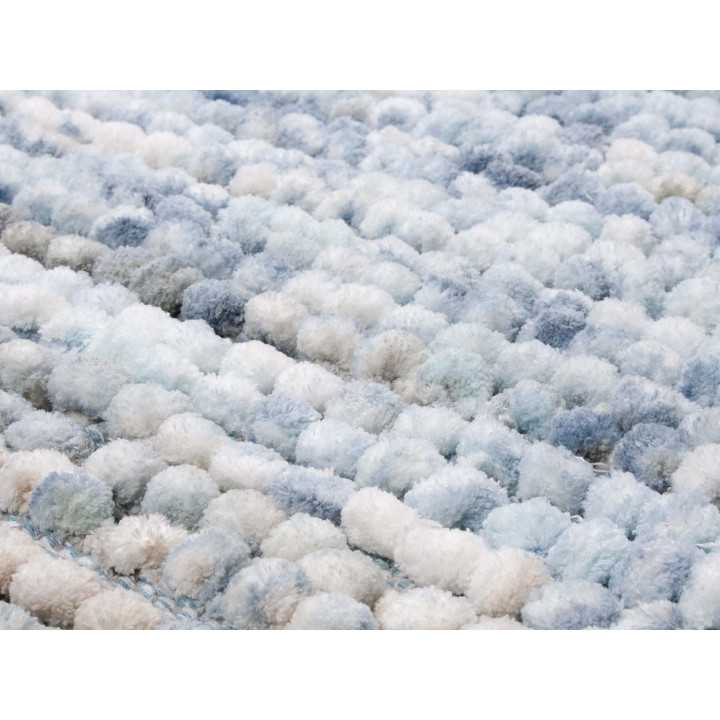 Alfombra baño PomPom cielo | alfombras de baño baratas