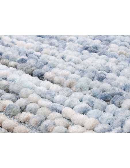 Alfombra baño PomPom cielo | alfombras de baño baratas