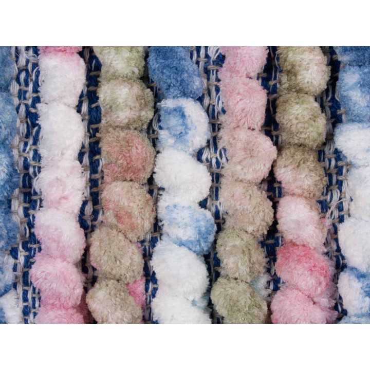 Tapete de banho PomPom multicolorido | tapetes de banho baratos