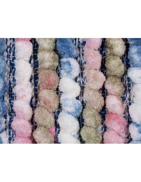 Alfombra baño PomPom multicolor | alfombras de baño baratas