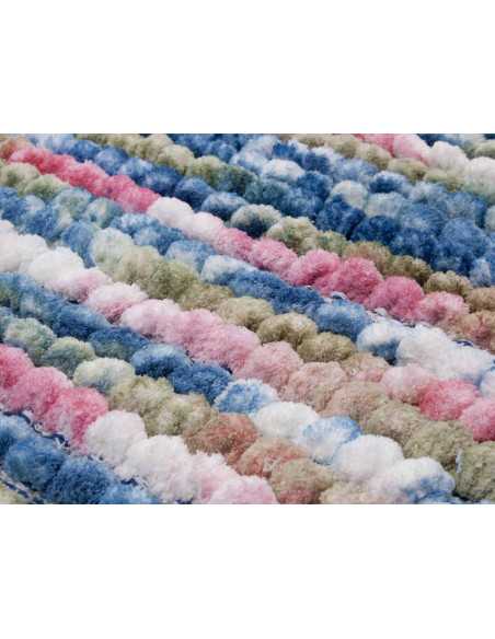 Alfombra baño PomPom multicolor | alfombras de baño baratas