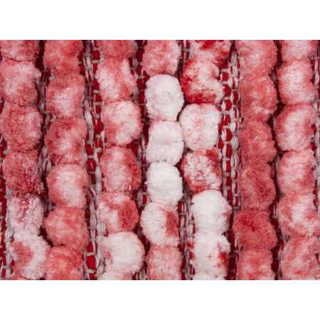 Tapete de banho PomPom vermelho| tapetes de banho baratos 2