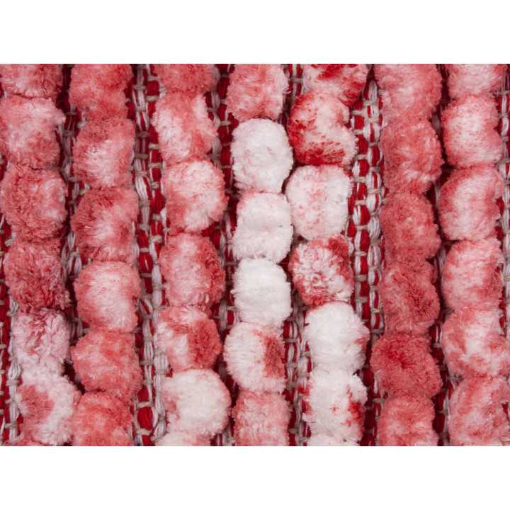 Tapete de banho PomPom vermelho| tapetes de banho baratos