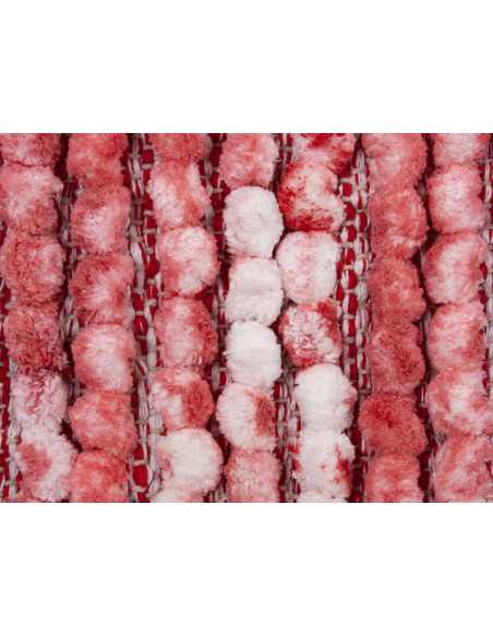 Tapete de banho PomPom vermelho| tapetes de banho baratos