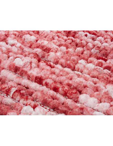 Alfombra baño PomPom rojo| alfombras de baño baratas