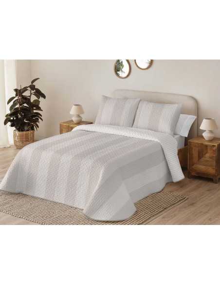 Colcha bouti reversible Asthon lino | Bouti primavera y verano