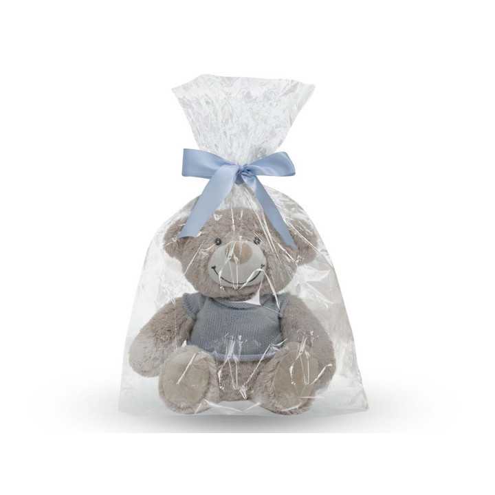 Peluche para bordar Bear azul | Regalo recién nacido y bebé