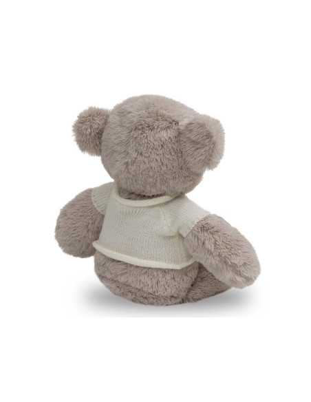 Peluche para bordar Bear bege | Presente para recém-nascido e bebé