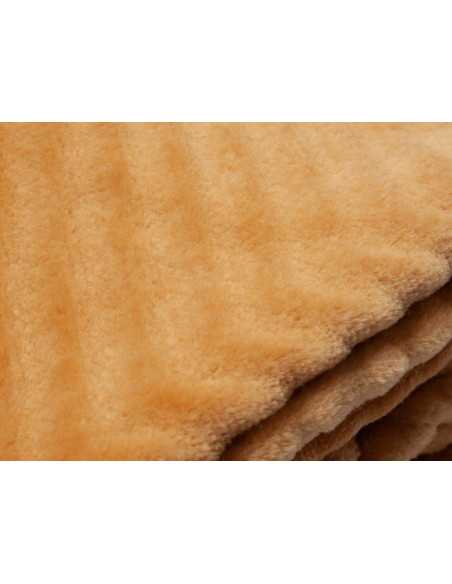 Manta Antonio Miró ZigZag Mostarda | Manta auxiliar decorativa