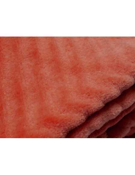 Manta Antonio Miró ZigZag Terracota | Manta auxiliar decorativa