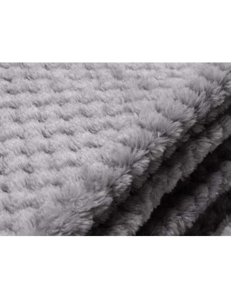 Manta Antonio MiróPop Corn cinza | Manta auxiliar decorativa