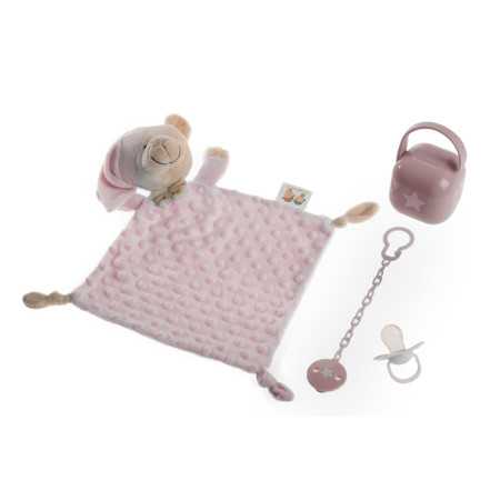 Conjunto de 4 pirulitos de presente infantis rosa | ideias de presentes com o melhor preço | Tudo para o bebê na Revitex