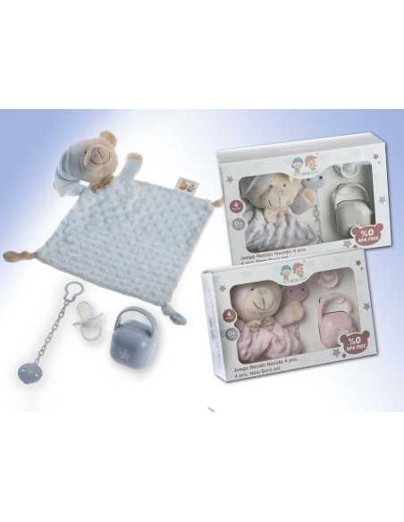 Conjunto de 4 pirulitos de presente infantis Cinza | ideias de presentes com o melhor preço | Tudo para o bebê na Revitex