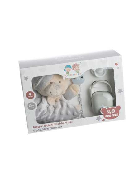 Conjunto de 4 pirulitos de presente infantis Cinza | ideias de presentes com o melhor preço | Tudo para o bebê na Revitex