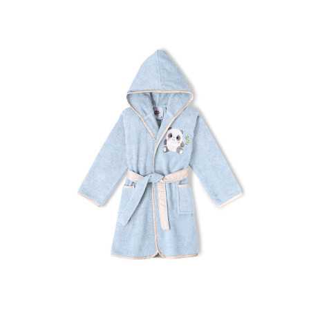 Albornoz infantil Koala azul | Albornoz rizo algodón