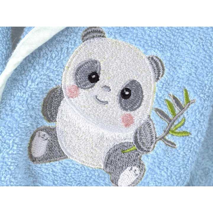 Roupão de banho para criança Koala azul | Roupão turco de algodão