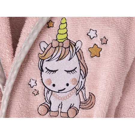 Albornoz infantil Unicornio Maquillaje | Albornoz rizo algodón 2