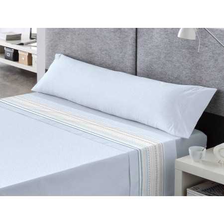 Juego de sábanas Romy azul | Sábanas de entretiempo y verano