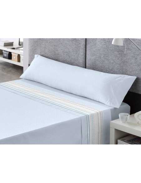 Jogo de lençóis Romy azul | Lençóis de meia estação e verão | Revitex