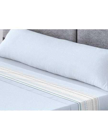 Juego de sábanas Romy azul | Sábanas de entretiempo y verano