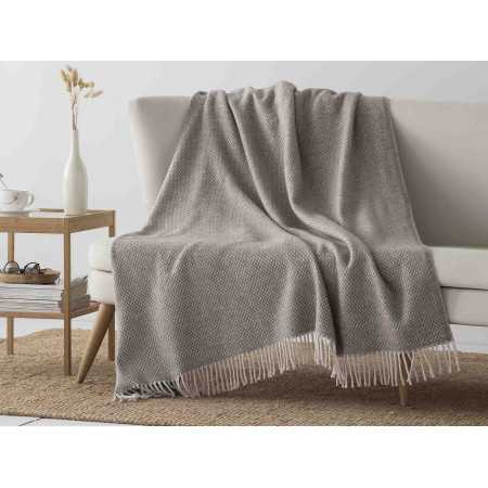 Plaid ecológico Deva topo | Manta auxiliar decorativa 2