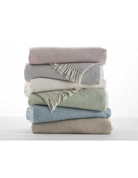 Manta ecológico Deva marrom | Manta auxiliar decorativa