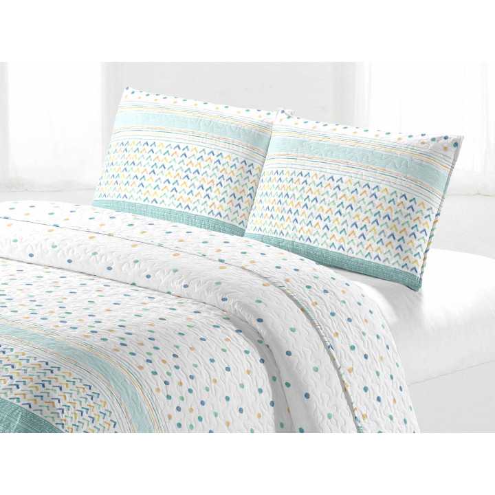 Colcha bouti estampada Bastia | Colcha primavera-verão