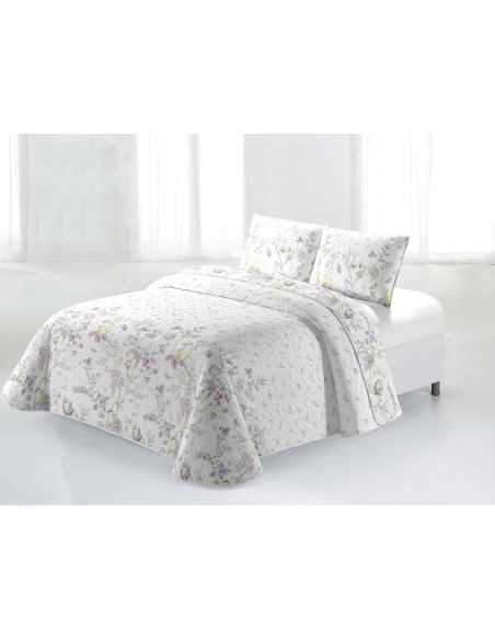 Colcha bouti reversible Jutai | Colcha de primavera verano