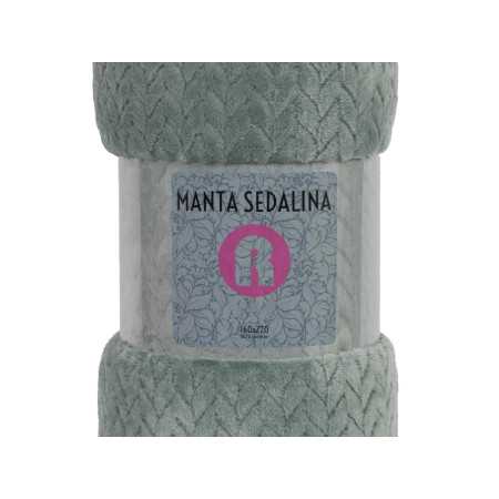 Manta sedalina Turquía verde | Manta auxiliar o decorativa 2