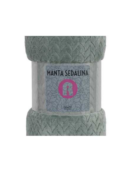Manta sedalina Turquía verde | Manta auxiliar o decorativa