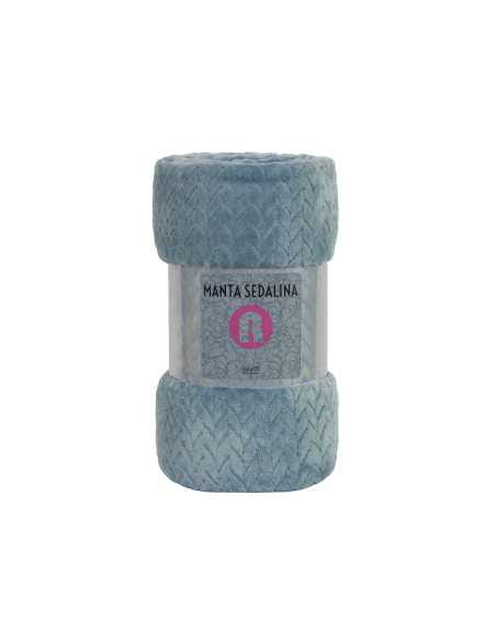 Manta sedalina Turquía azul | Manta auxiliar o decorativa