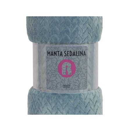 Manta sedalina Turquía azul | Manta auxiliar o decorativa 2