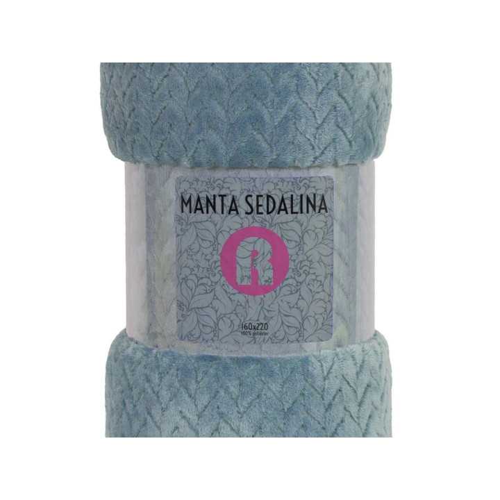 Manta sedalina Turquía azul | Manta auxiliar o decorativa