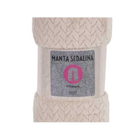 Manta sedalina Turquía beige | Manta auxiliar o decorativa 2