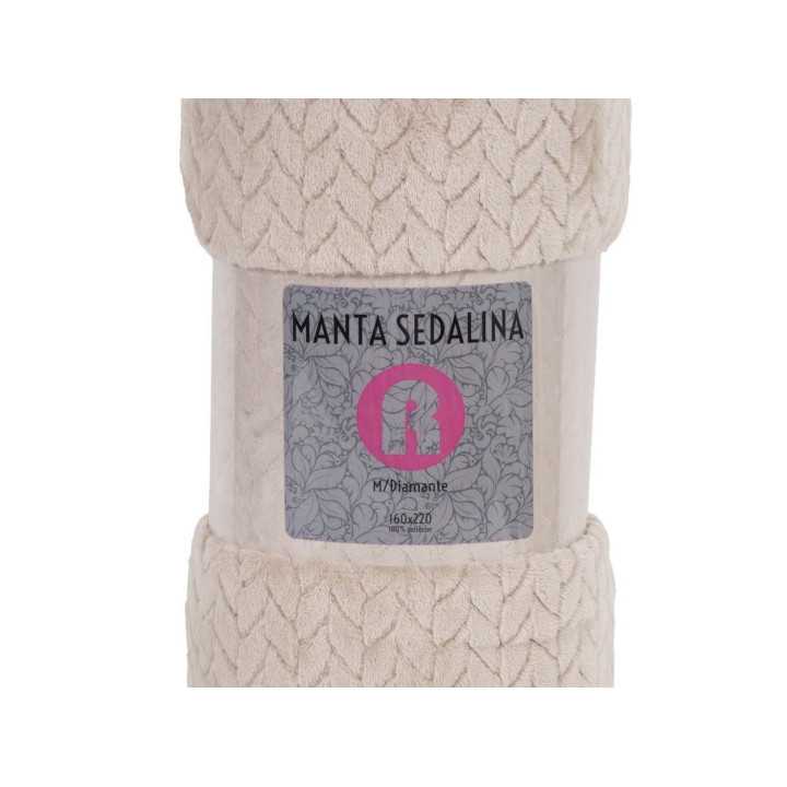 Manta sedalina Turquía beige | Manta auxiliar o decorativa