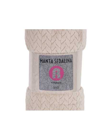 Manta sedalina Turquía beige | Manta auxiliar o decorativa