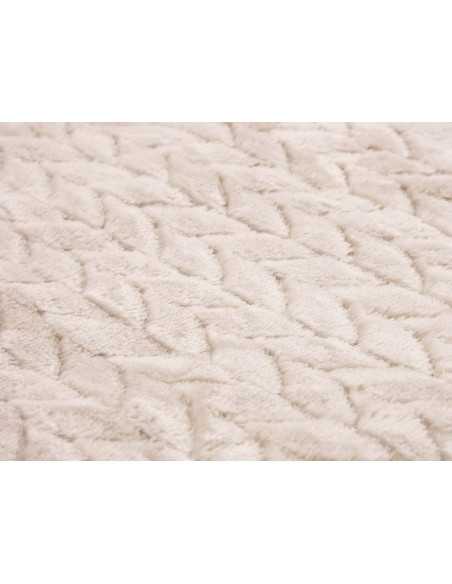 Manta sedalina Turquía beige | Manta auxiliar o decorativa