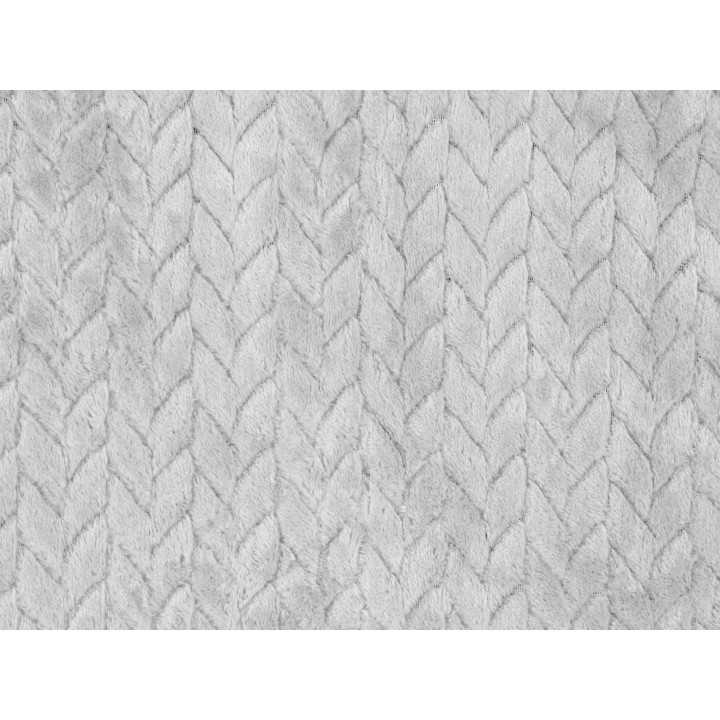 Manta sedalina Turquía plata | Manta auxiliar o decorativa