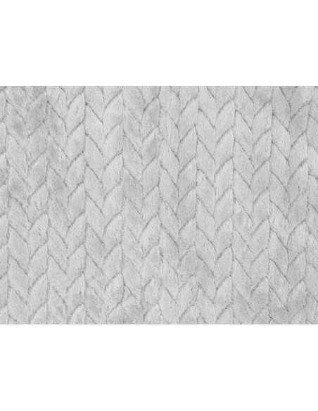 Manta sedalina Turquía plata | Manta auxiliar o decorativa