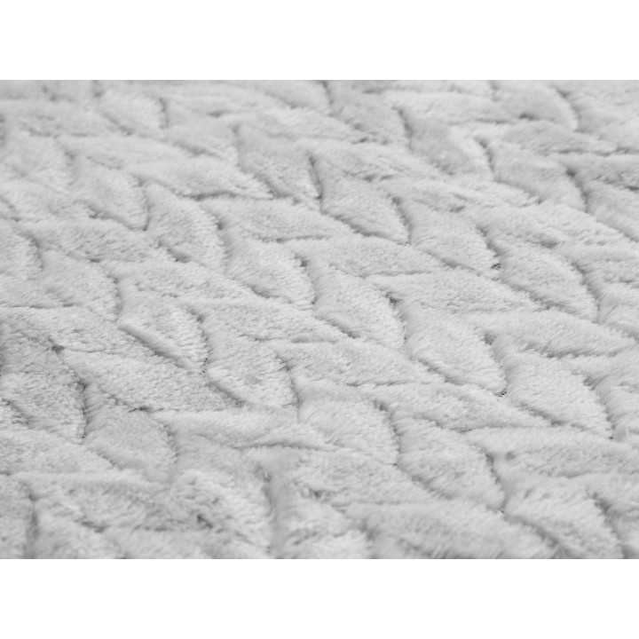 Manta sedalina Turquía plata | Manta auxiliar o decorativa