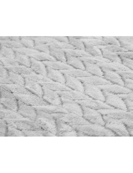 Manta sedalina Turquía plata | Manta auxiliar o decorativa