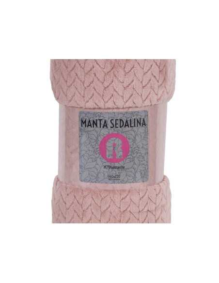 Manta sedalina Turquía rosa | Manta auxiliar o decorativa
