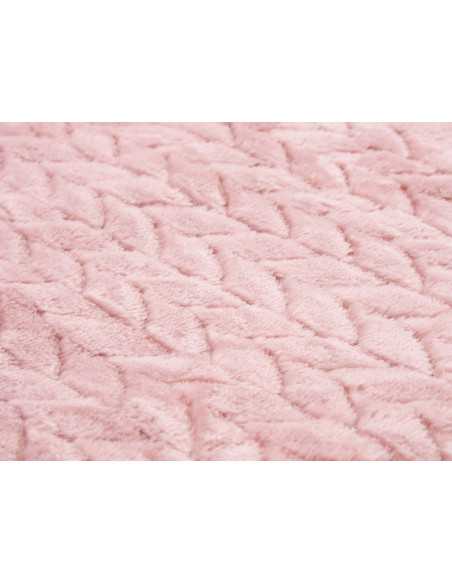 Manta sedalina Turquía rosa | Manta auxiliar o decorativa